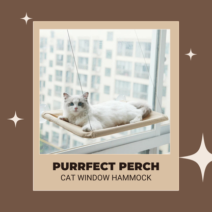 PURRFECT PERCH - CAT WINDOW HAMMOCK