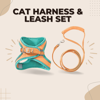 DREAMING LUNA CAT HARNESS & LEASH SET