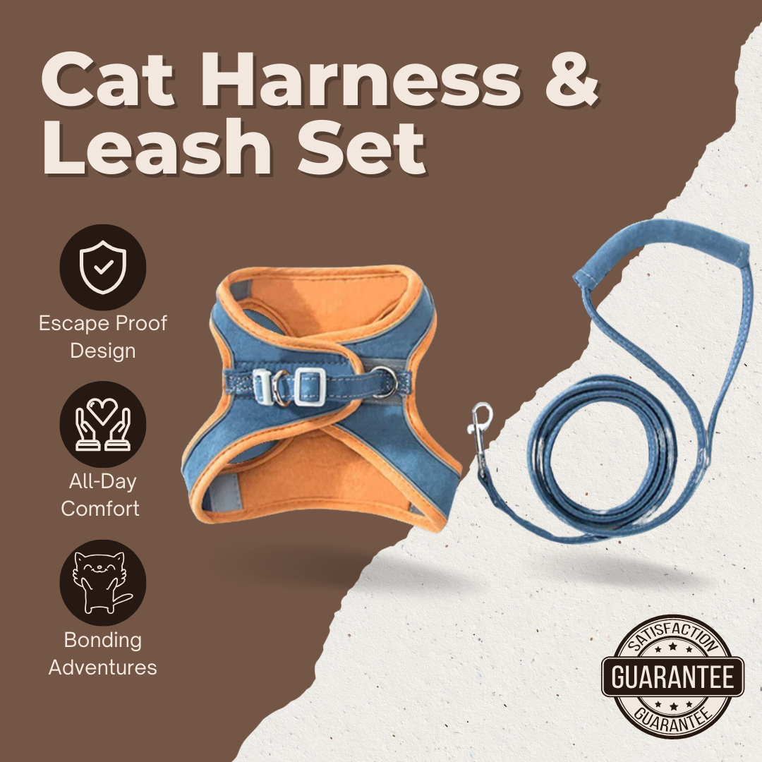 DREAMING LUNA CAT HARNESS & LEASH SET