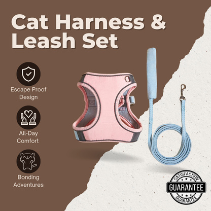 DREAMING LUNA CAT HARNESS & LEASH SET