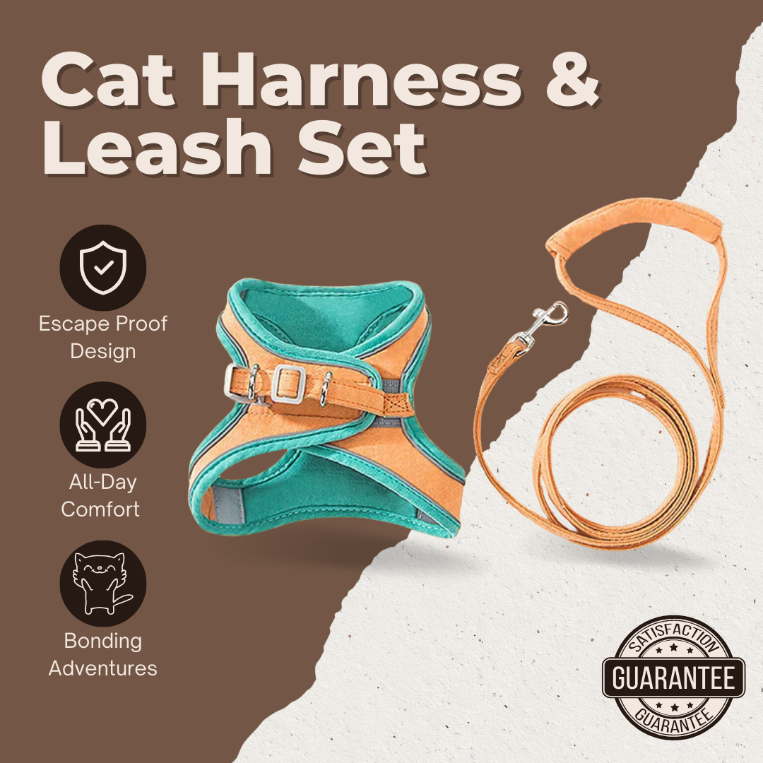 DREAMING LUNA CAT HARNESS & LEASH SET