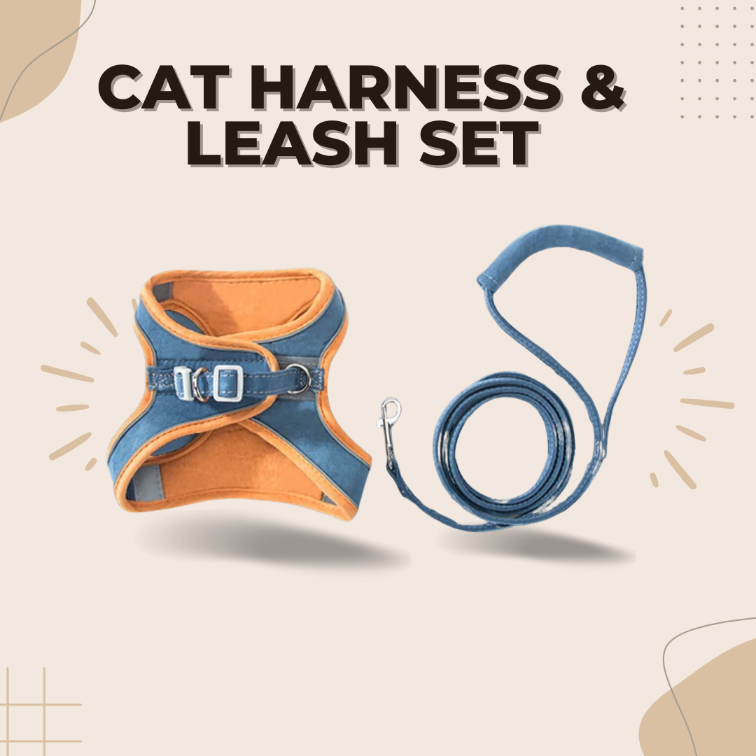 DREAMING LUNA CAT HARNESS & LEASH SET