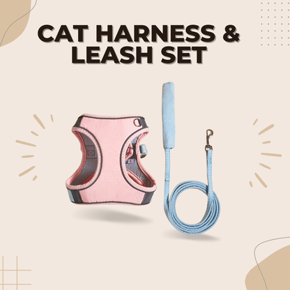 DREAMING LUNA CAT HARNESS & LEASH SET