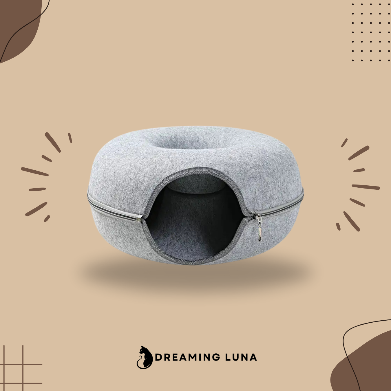 DREAMING LUNA CAT TUNNEL BED